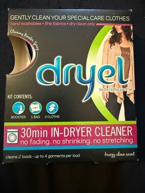 Dryel 30min in-dryer cleaner